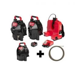 50 Ft. Cordless Drain Cleaning Machine, 18.0 V