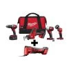 Milwaukee M18 Combo Cmpt Hd/Hackz/1/4 Hex Imp D