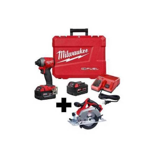 Milwaukee M18 Fuel 1/4" Impt Driver Kit, 6 1/2 Saw 1 M18 Fuel 1/4" Impt Driver Kit, 6 1/2 Saw