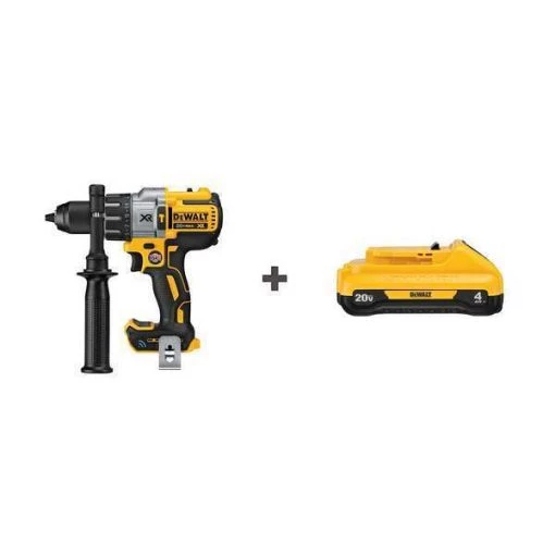 Cordless Hammer Drill, 20V DC, , Battery