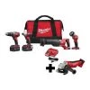 Milwaukee Cordless Combination Kit, 18.0V, 5 Tools
