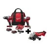 Milwaukee M18 2-Tool Kit and M18 4-1/2" Grinder