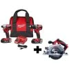 Milwaukee M18 BL 2-Tool Combo Kit and 6" Circ Saw