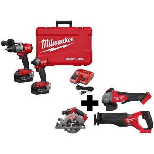 M18 2-Tool Kit andCirc, Recip, Grinder