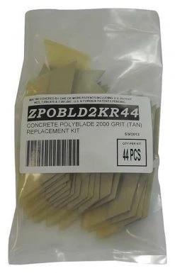 Diamabrush Polishing Replacement Kit, 6in., Tan, PK44