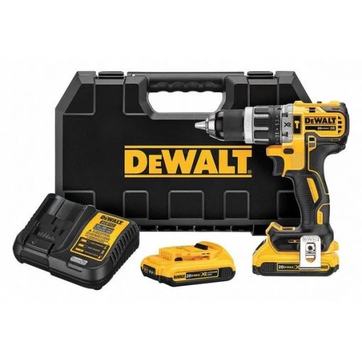 Dewalt 20.0 V Hammer Drill, Battery Included, 1/2 in Chuck 1 20.0 V Hammer Drill, Battery Included, 1/2 in Chuck