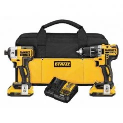 Cordless CombInation Kit, 2.0Ah, DEWALT 20V XR