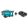 Makita Cordless Combo Kit, 18.0V, 2 Tools, 4.0Ah