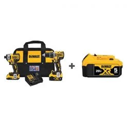 Cordless Combination Kit, 20.0V, 3 Tools