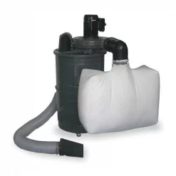 Dayton Dust Collector, 1,100 CFM Max Flow, 1 1/2 hp, 1 Phase