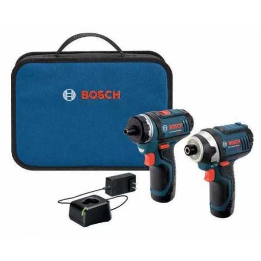 12V 2-Tool Driver Combo Kit with Two-Speed Pocket Driver and Impact Driver