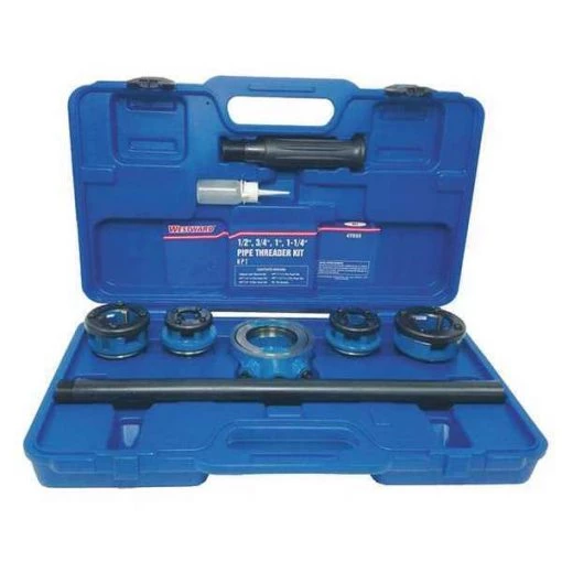 Manual Pipe Threading Kit, 1/2 to 1-1/4In