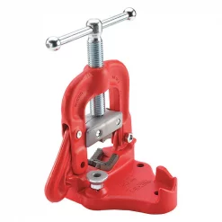 Ridgid Bench Yoke Vise, 1/8-3 In. Cap, 12-1/2 H