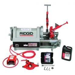 Ridgid Pipe Threading and Cutting Machines, 1/4 in to 4 in, Rod: 1/4 in to 2 in Bolt: 1/4 in to 2 in