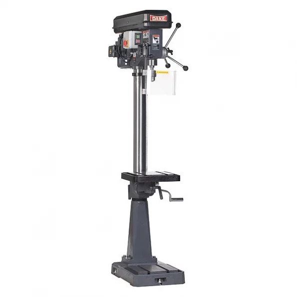 Floor Drill Press, Belt Drive, 1/2 hp, 120 V, 14 1/8 in Swing, 9 Speed
