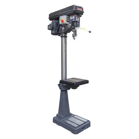 Dake Corporation Floor Drill Press, Belt Drive, 2 hp, 120 V, 18 in Swing, 9 Speed