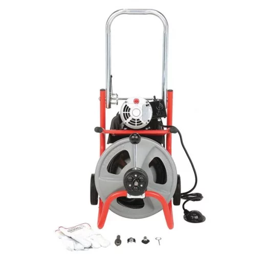 100 ft Corded Drain Cleaning Machine, 115V AC