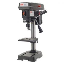 Bench Drill Press, Belt Drive, 1/3 hp, 120 V, 8 in Swing, 5 Speed