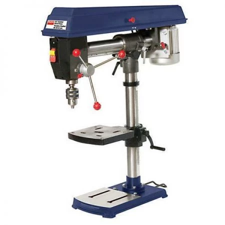 Dayton Radial Bench Drill Press, Belt Drive, 1/2 hp, 120 V, 33 in Swing, 5 Speed