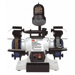 Dayton Bench Grinder, 6 in Max. Wheel Dia, 60 Grinding Wheel Grit