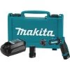 Makita 1/4 in, 7.2V DC Cordless Drill, Battery Included
