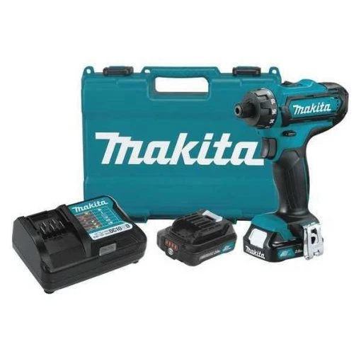 Makita 12V max CXT® 1/4" Hex Screwdriver Kit (2.0Ah) 1 12V max CXT® 1/4" Hex Screwdriver Kit (2.0Ah)
