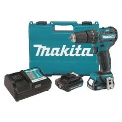 Makita 12.0 V Hammer Drill, Battery Included, 3/8 in Chuck