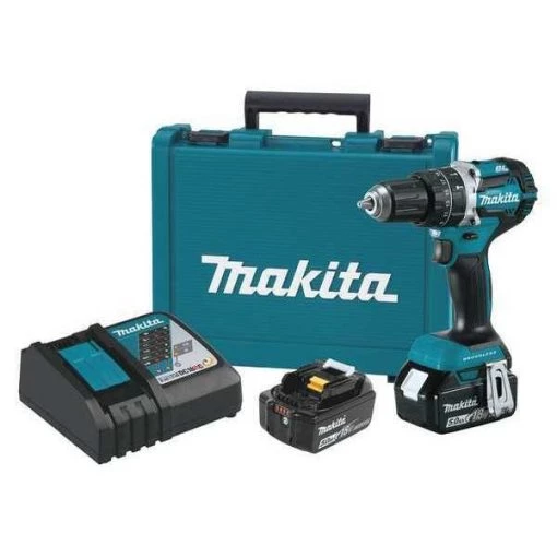18.0 V Hammer Drill, Battery Included, 1/2 in Chuck