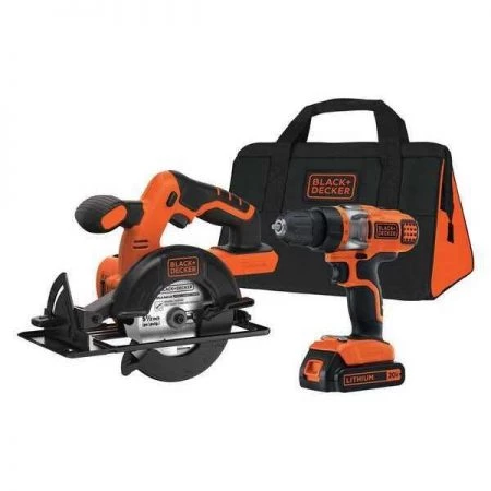 Black & Decker 20V MAX* Lithium Ion Drill/Driver + Circular Saw Combo Kit