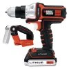 Black & Decker MATRIX(TM) 20V MAX* Lithium Ion Drill/Driver + Flashlight Combo Kit