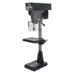 Floor Drill Press, Belt Drive, 1 hp, 115/230 V, 15 in Swing, 6 Speed