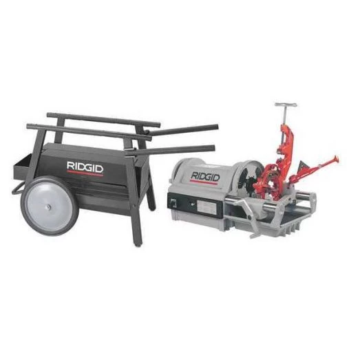 Ridgid Pipe Threading and Cutting Machines, 1/4 in to 4 in, Rod: 1/4 in to 2 in Bolt: 1/4 in to 2 in 1 Pipe Threading and Cutting Machines, 1/4 in to 4 in, Rod: 1/4 in to 2 in Bolt: 1/4 in to 2 in
