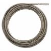 Milwaukee 1/4" x 50' Inner Core Bulb Head Cable w/ RUST GUARD Plating