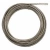 Milwaukee 5/16" x 35' Inner Core Bulb Head Cable w/ RUST GUARD Plating