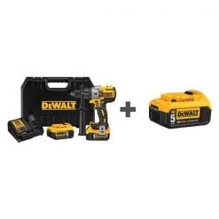 Dewalt 20V Hammer Drill, Battery Included, 1/2 in Chuck