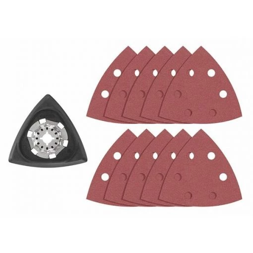 Emery Cloth Sanding Pad, Overall 1-1/4" L