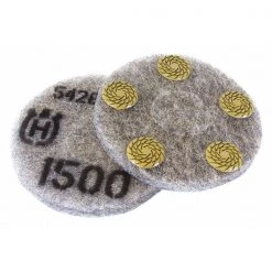 Husqvarna Polishing Pad, w/ (4) Pads, Grit 200