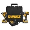 Dewalt Cordless CombInation Kit, Li-Ion, 20 V