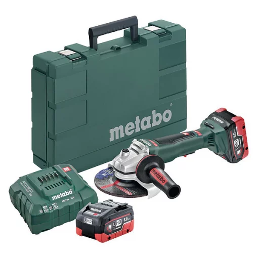Battery Included Angle Grinder Kit, 18V DC, 6 in Wheel Dia.