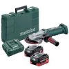 Metabo Battery Included Angle Grinder Kit, 18V DC, 5 in Wheel Dia.