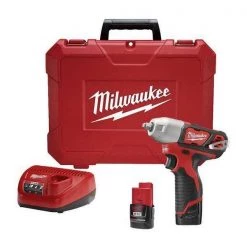 M12 3/8” Impact Wrench Kit