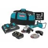 Makita Angle Grinder Kit, 36V DC, 7 in Wheel Dia.