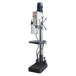 Floor Drill Press, Geared Head Drive, 3 hp, 460 V, 22 in Swing, Variable Speed