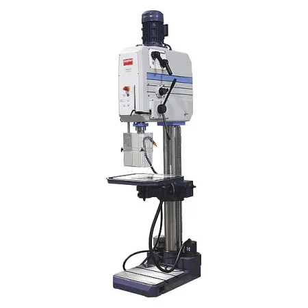 Dayton Floor Drill Press, Geared Head Drive, 3 hp, 230 V, 28 in Swing, 8 Speed