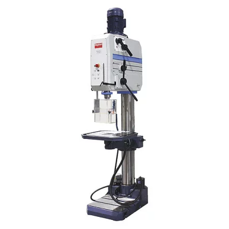 Dayton Floor Drill Press, Geared Head Drive, 3 hp, 460 V, 28 in Swing, 8 Speed