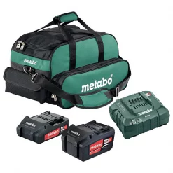 Metabo 18.0V Li-Ion Battery and Charger Kit, 5.2Ah Capacity