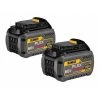 Dewalt 20V DC/60V DC/120V DCV Li-Ion Battery, 6Ah Capacity (2 Pack)