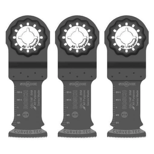 Bosch Oscillating Blade, Bi-Metal, Wood, PK3 1 Oscillating Blade, Bi-Metal, Wood, PK3