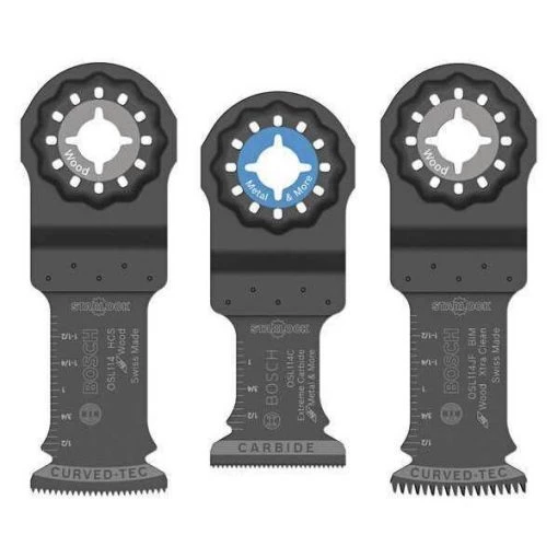 Bosch Oscillating Blade Set, 4 in. L 1 Oscillating Blade Set, 4 in. L