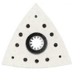 Oscillating Polishing Pads, 3-1/8In, PK2